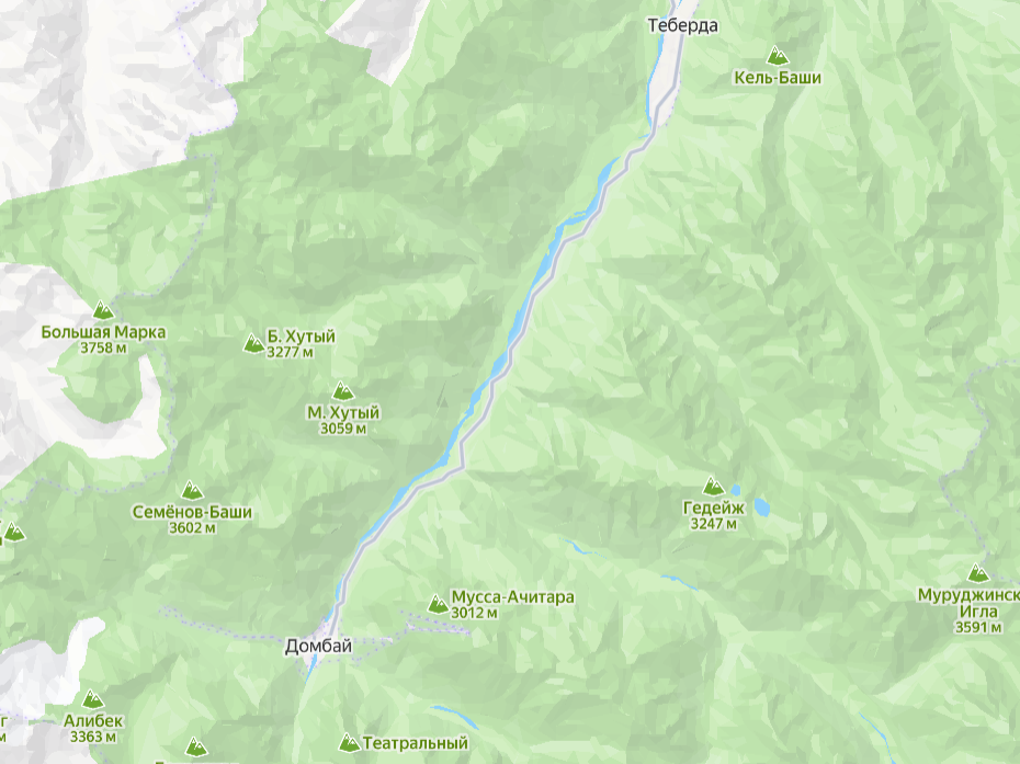 скрин с карты региона