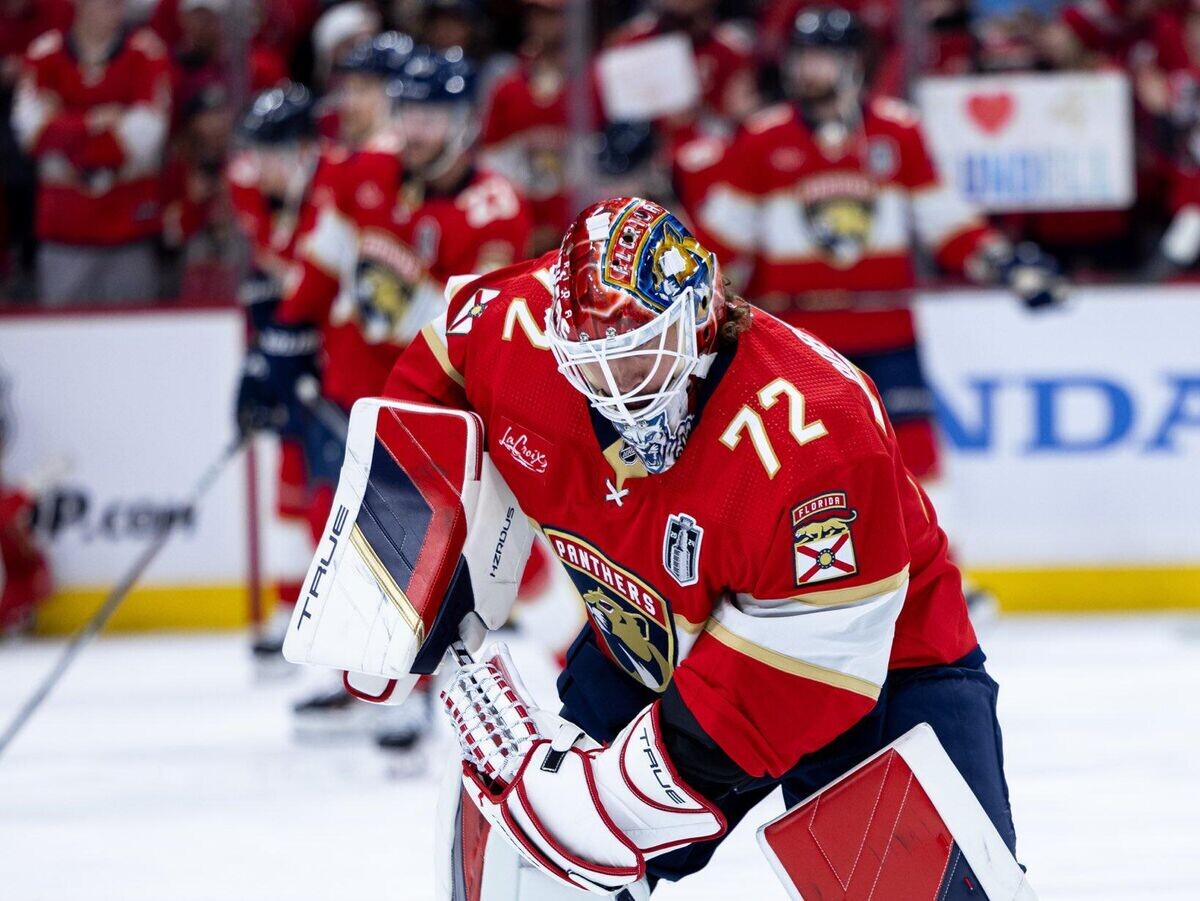    Голкипер "Флориды Пантерз" Сергей Бобровский | © Фото : twitter.com/flapanthers