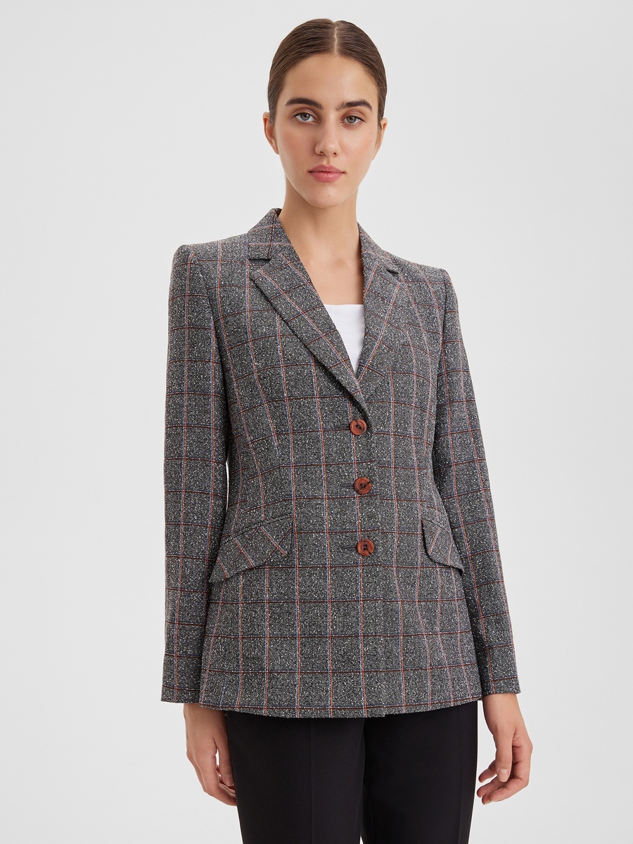 Пиджак: 7 990 руб. (старая цена: 9 890 руб.) Модель: 031221. Артикул ткани: СВ225
Состав: 67% вискоза, 30% полиэстер, 3% лайкра Подкладка:100% вискоза