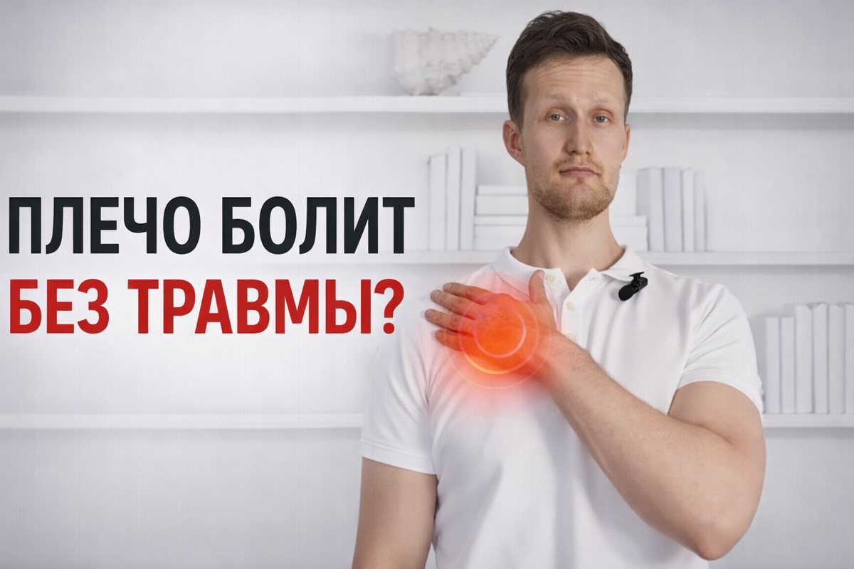 Плечо у многих начинает болеть не резко, а «как-то постепенно». Сначала неудобно тянуться, потом трудно поднимать руку, а дальше человек просто старается лишний раз её не трогать.