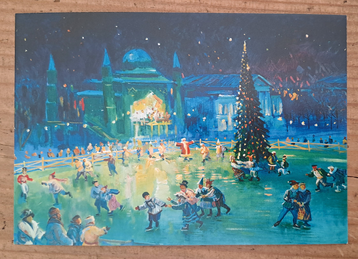"Новогодний каток в старину"