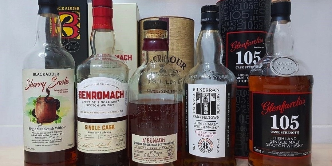 Хересная медитация втёмную: квартет "солидных" исполнителей и засланный Glenfarclas 105