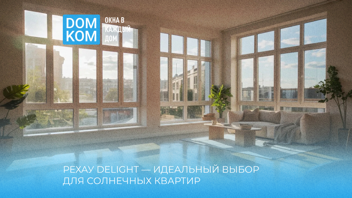 Рехау Delight — идеальный выбор для солнечных квартир