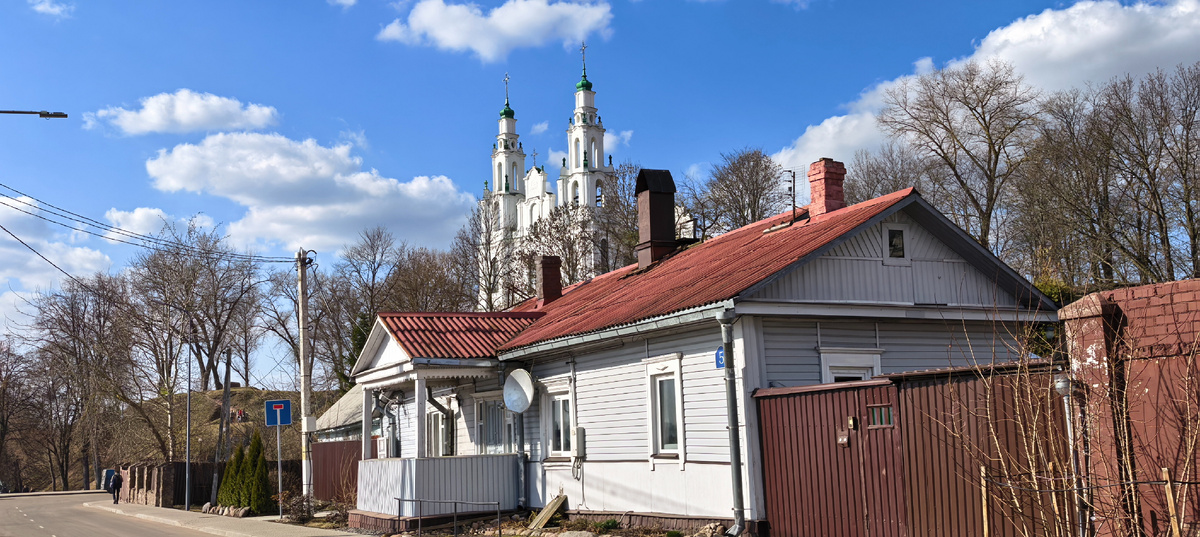Вид на Полоцк с реки Западная Двина. Фото  - авторское право #di_vito