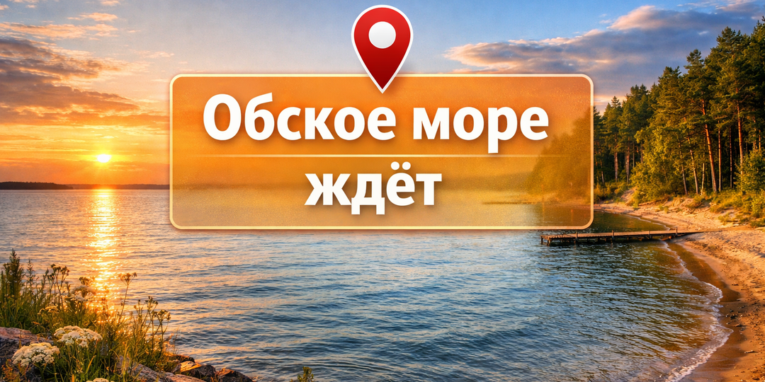 Обское море ждёт