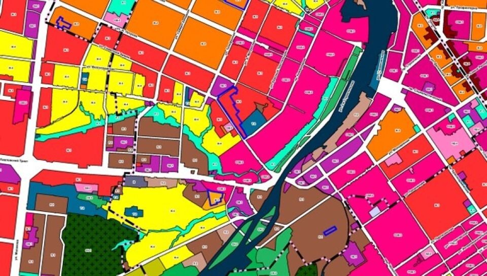    Локация КРТ наул. Северо-Западной. Источник: ПЗЗ Барнаула