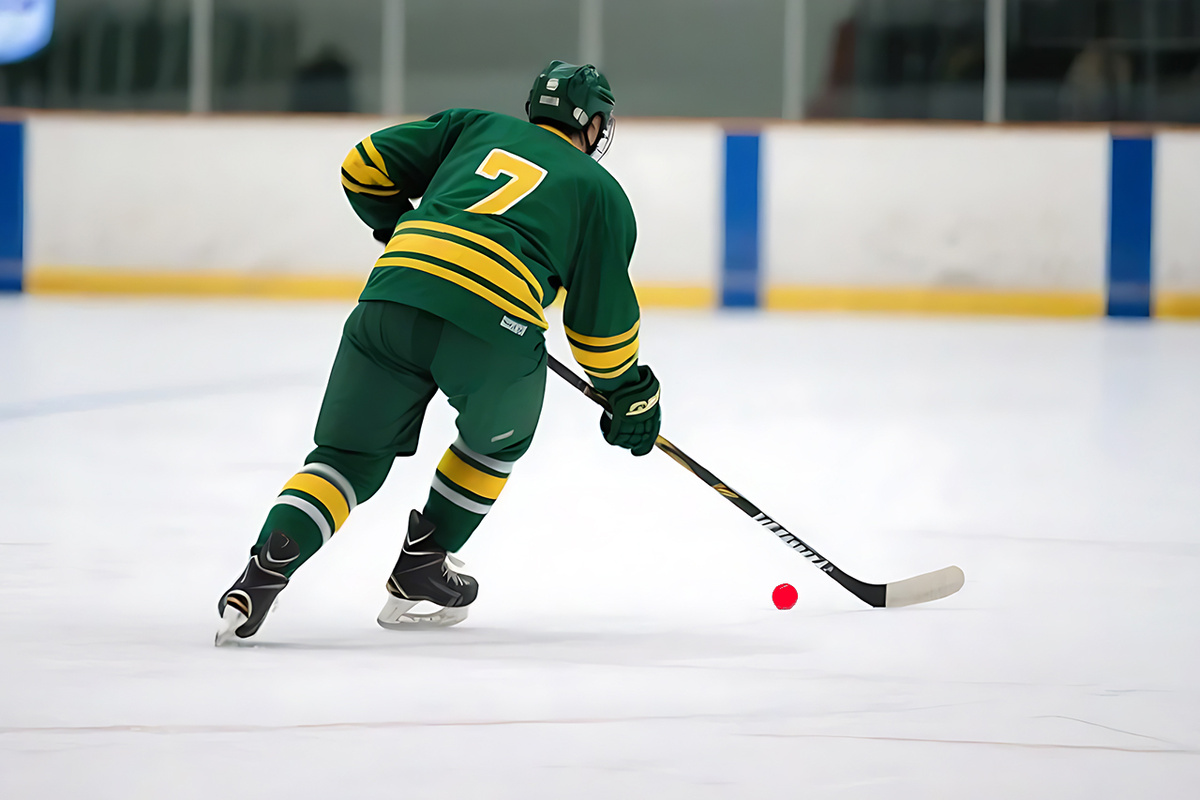 Решающие матчи Суперлиги сезона-2025/26 по хоккею с мячом пройдут в Хабаровске 20 и 21 марта.  Фото: Изображение сгенерировано с помощью ИИ / Маргарита Неклюдова