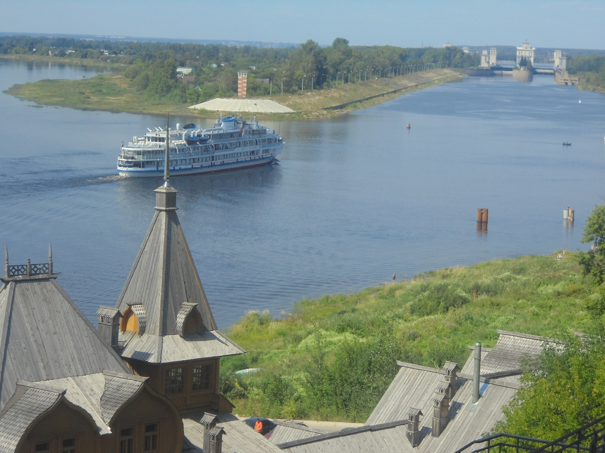 Волга. Городец.