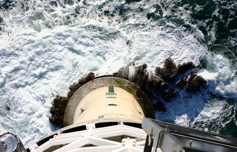 Красивый вид из башни маяка