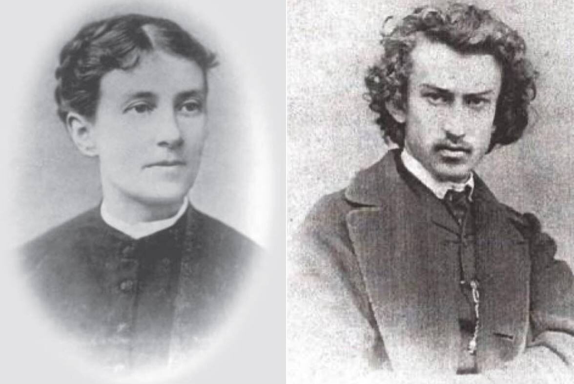 Екатерина Семёновна Беккер-Миклуха и её сын Николай Николаевич Миклухо-Маклай в студенчестве. Фото: ru.wikipedia.org