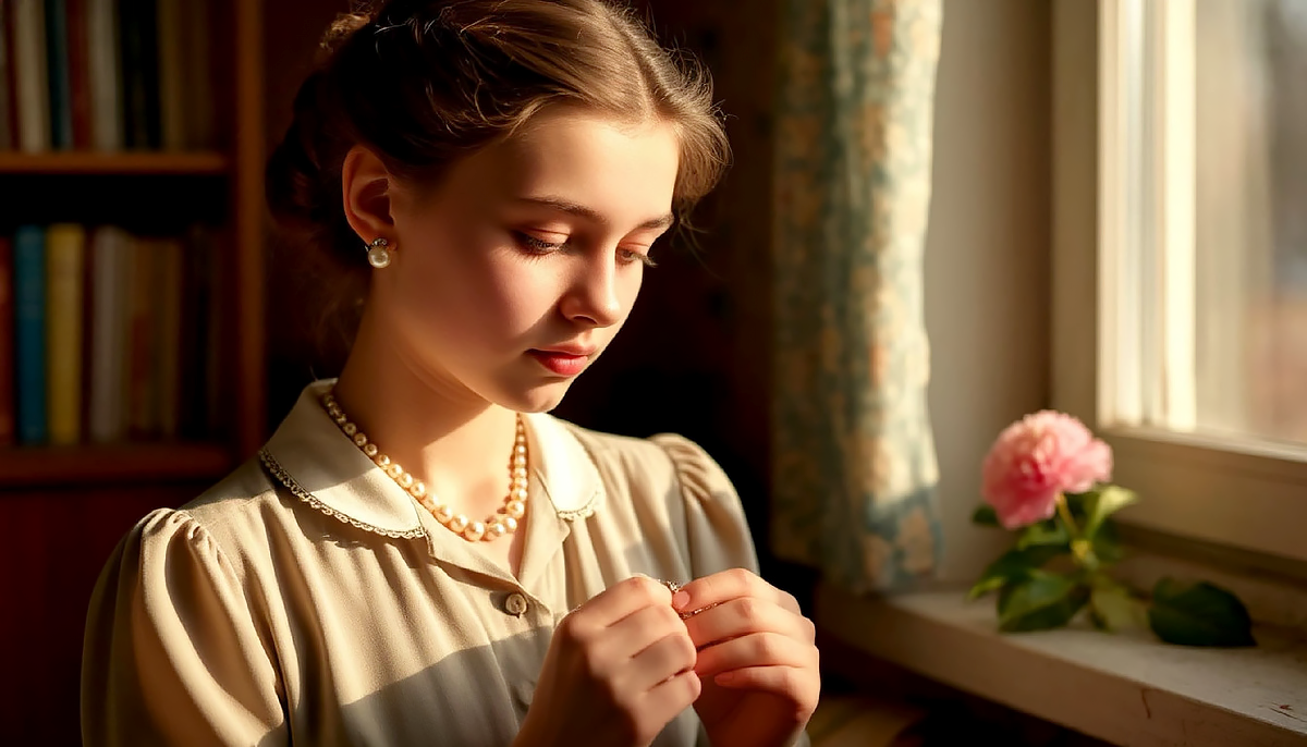 Дочь не расставалась с обнаруженными вещами.