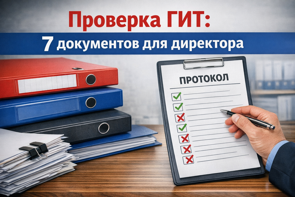 На проверке ГИТ вопросы всё чаще задают не специалисту по ОТ, а руководителю. Разбираем 7 документов, которые инспекторы запрашивают в первую очередь в 2026 году. 