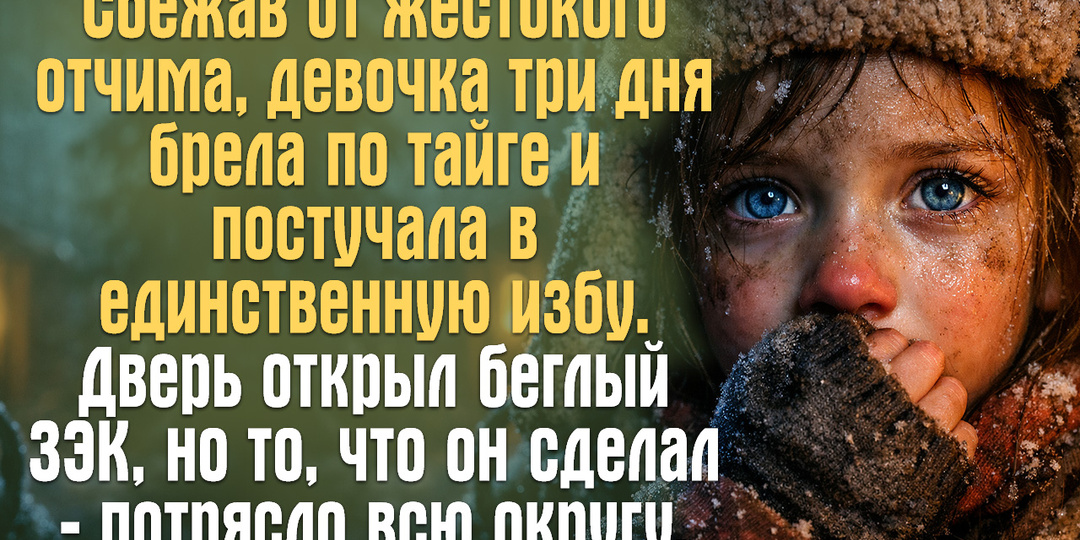 Сбежав, девочка три дня брела по тайге и постучала в единственную избу.