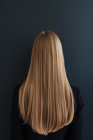 straight hair 