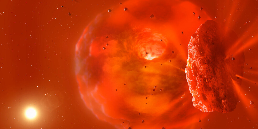 Учёные впервые наблюдали столкновение двух планет в реальном времени.