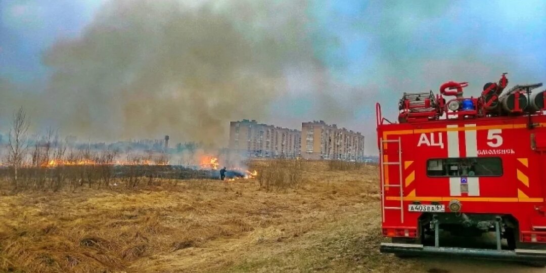 Рейды по предотвращению палов сухой травы будут проводить в Смоленске