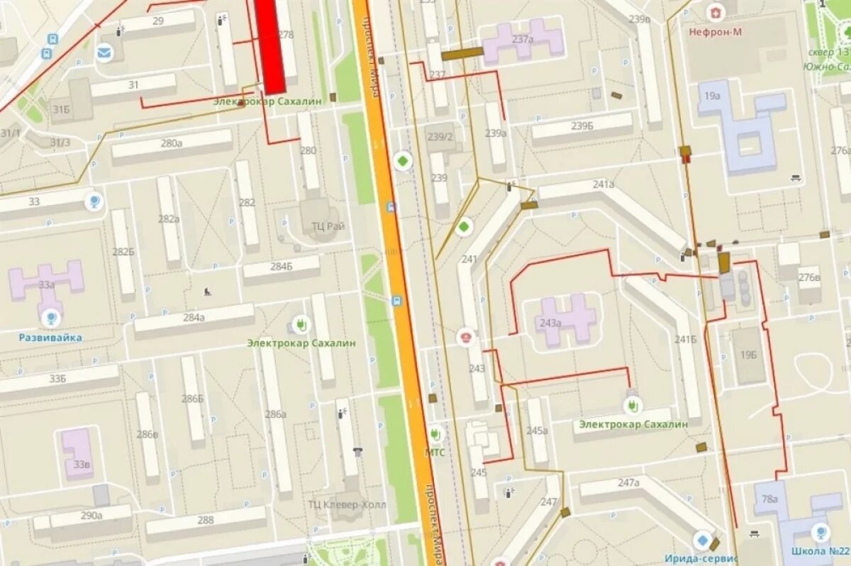    В Южно-Сахалинске заработала онлайн-карта земляных работ