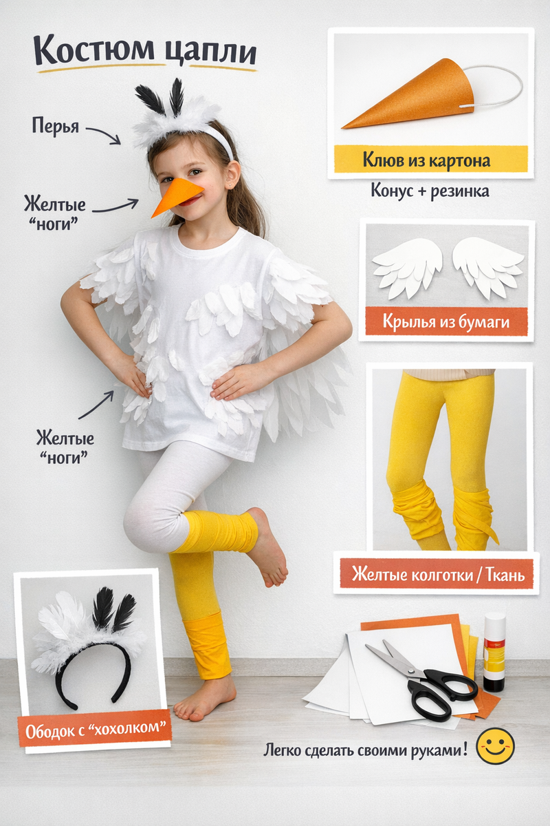 Идея костюма цапли от ChatGPT