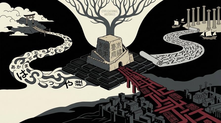 Разные письменности = разные дороги цивилизаций