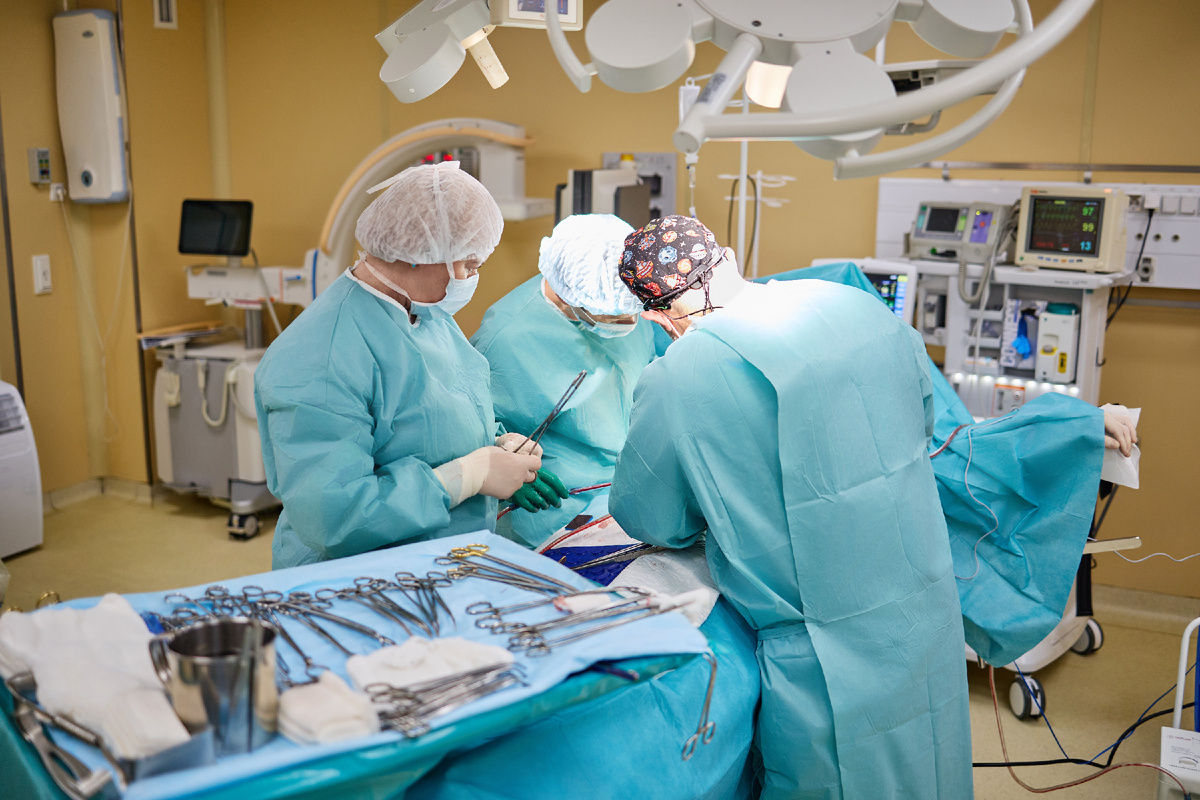 Из операционной медицинской клиники НАКФФ