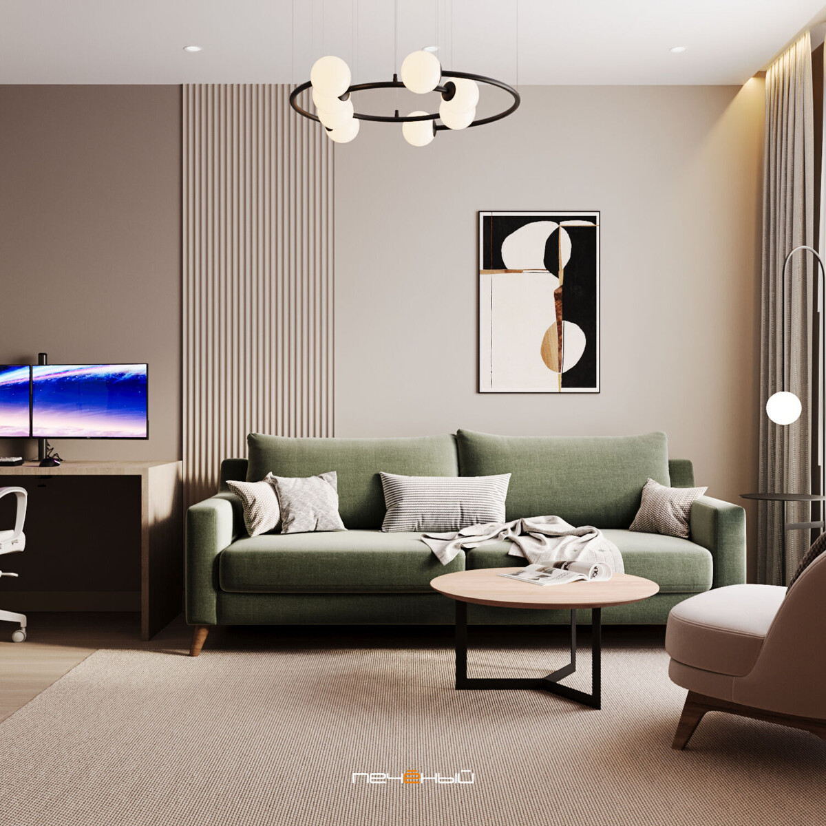 Дизайн гостиной