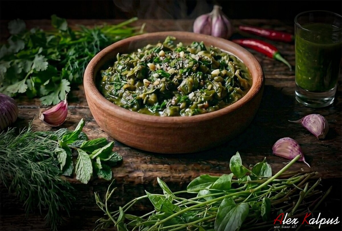 Экала с ткемали: постная весенняя симфония вкуса, спетая по-имеретински