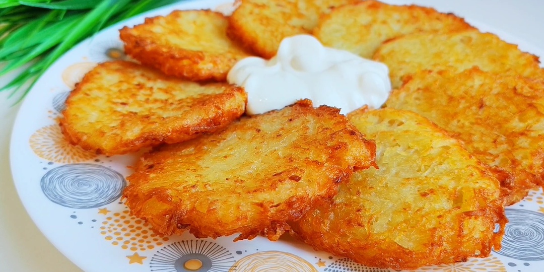 Лучший рецепт хрустящих драников без яиц🥞