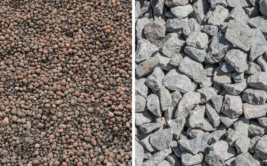 Щебень или керамзит в бетон?