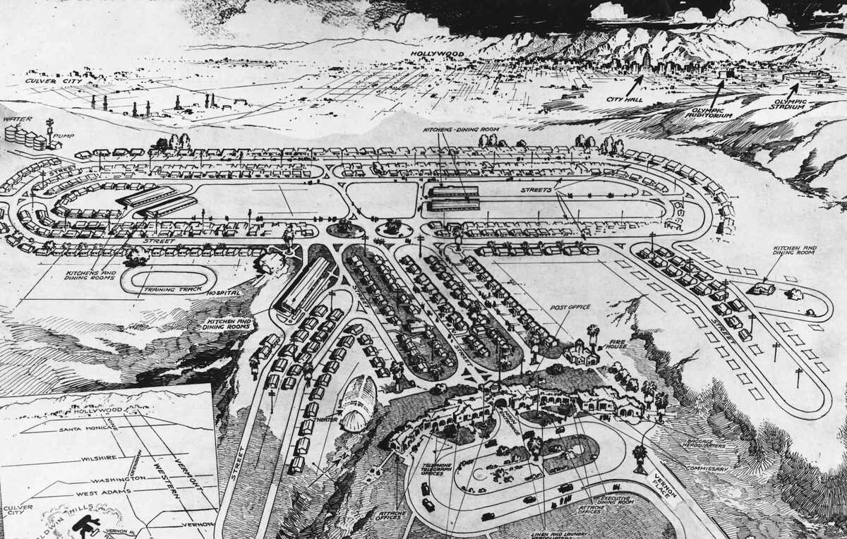 Проект Олимпийской деревни для летних Игр 1932 года в Лос-Анджелесе