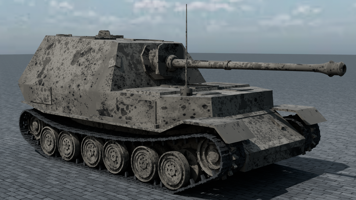 Модель создана автором в Blender 3d