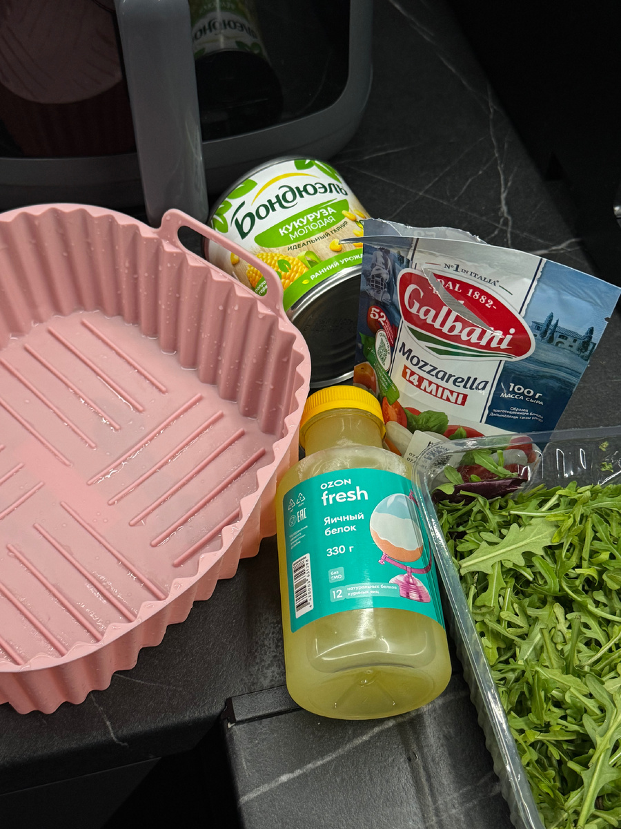 Ингредиенты для обеда в аэрогриле 