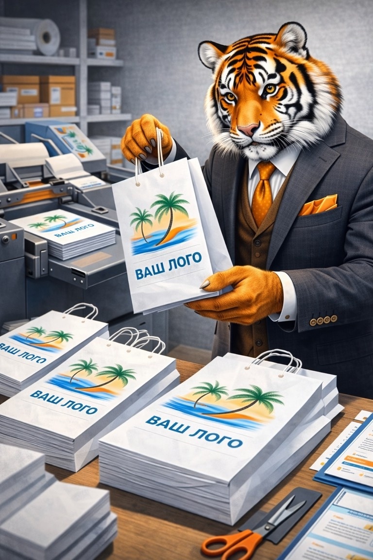 Производство бумажных пакетов в Москве и Московской области. Пакеты с логотипом, брендированные, подарочные и рекламные пакеты. Дизайн, печать, срочно. Типография «Пресс-код»