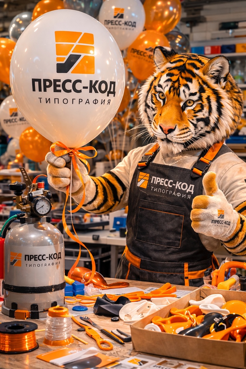 Печать на воздушных шарах в Москве и Зеленограде | Брендированные шары «Пресс-код»