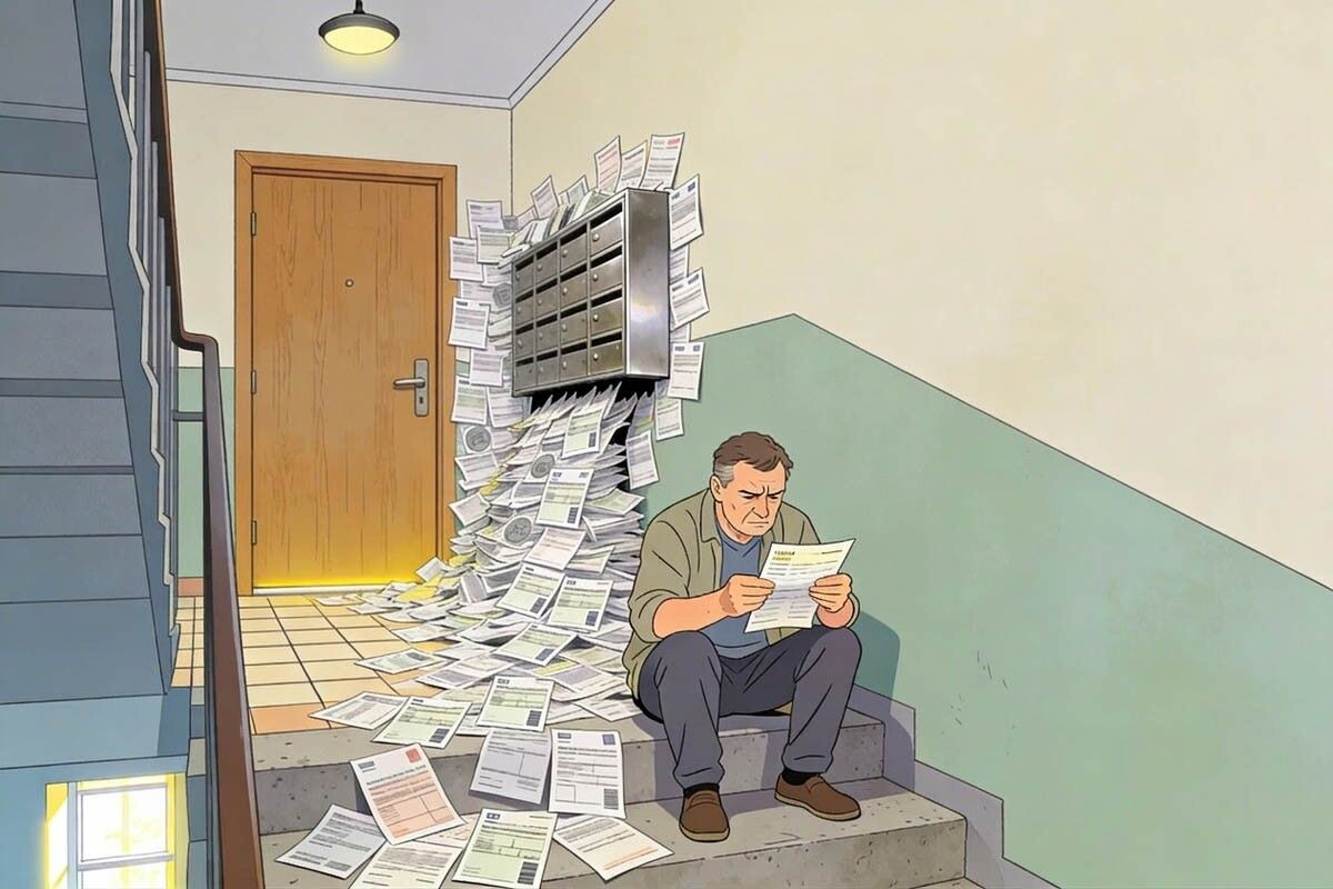 Если не уследить за датами и платежами, поток долгов может выйти из-под контроля. Источник: нейросеть📷
