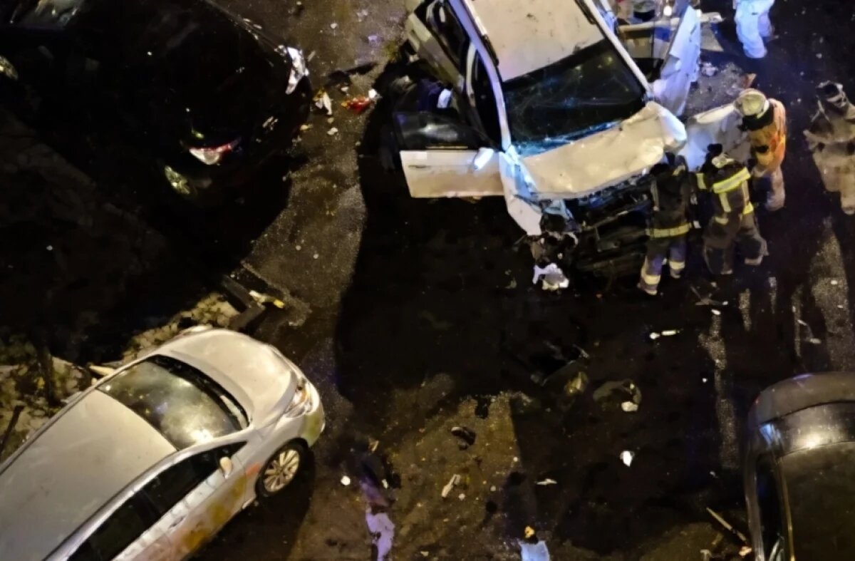    Осталась воронка.