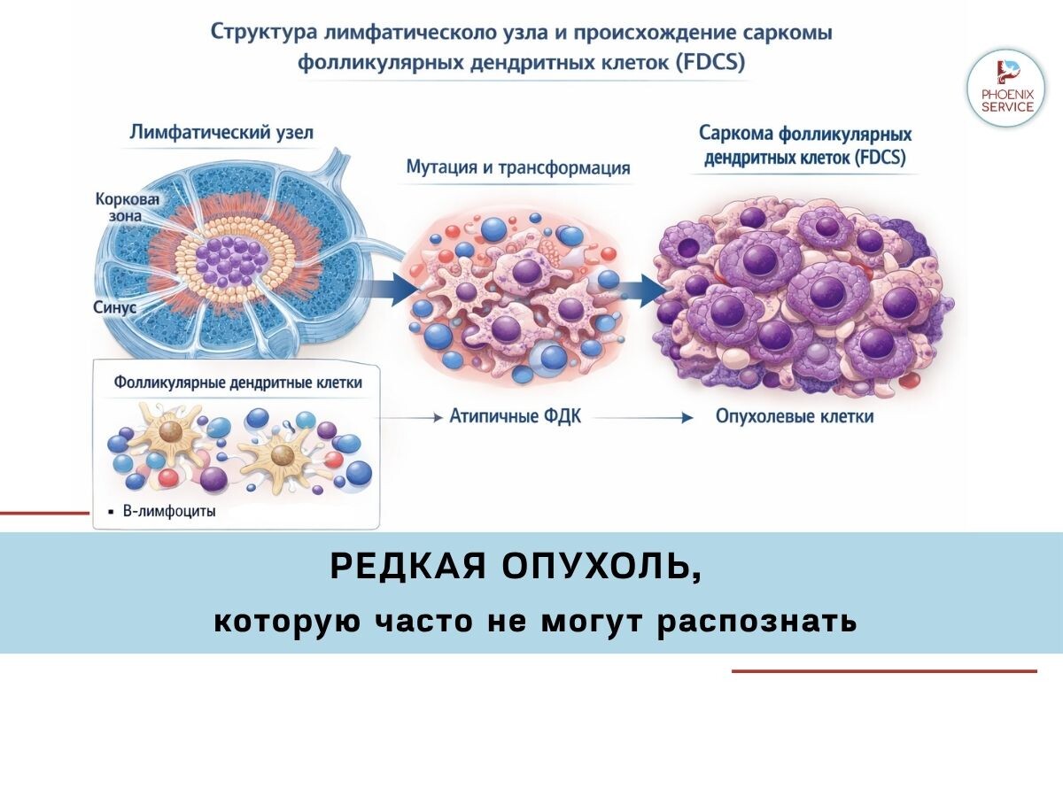 Эта редкая саркома может долго оставаться незамеченной, потому что её легко спутать с другими болезнями.