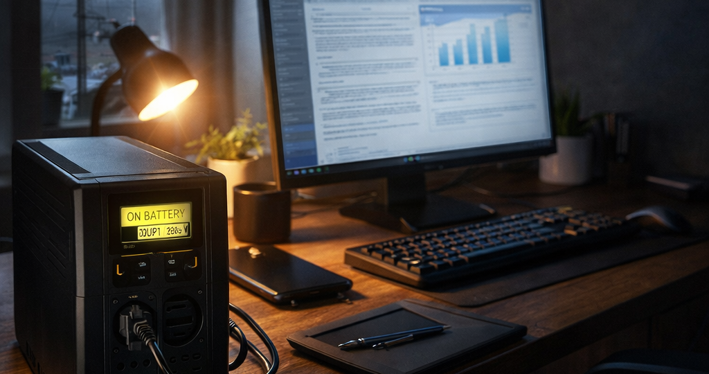 ИБП для домашнего офиса: как не потерять работу из-за отключения света