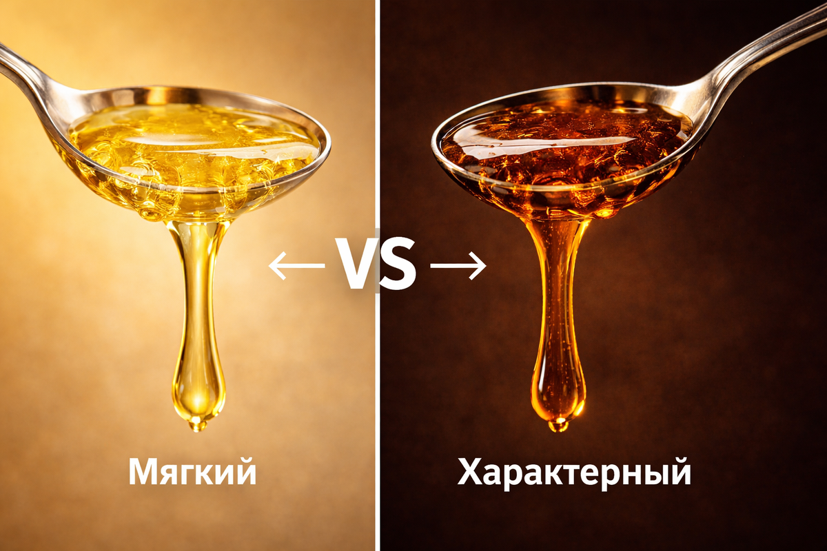 мёд светлый и тёмный Пасека Ларионовых