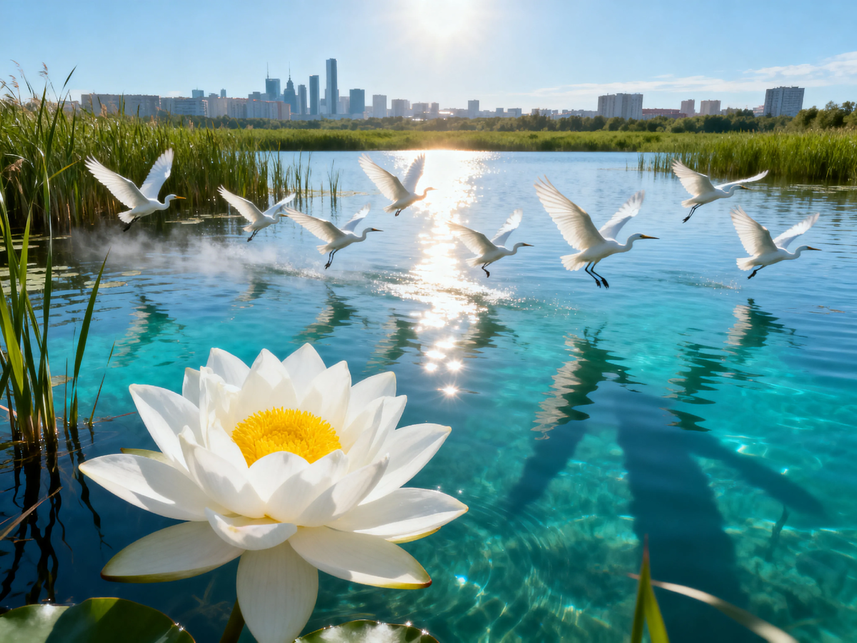 Цветущий лотос, прозрачная вода, белые птицы над озером. Рай? Ещё 20 лет назад здесь была зелёная ядовитая жижа, воняло сероводородом, а рыба исчезла. Китай потратил 1,7 миллиарда долларов, чтобы вернуть озеро к жизни. Получилось. Чаоху — доказательство: даже мёртвый водоём можно спасти.