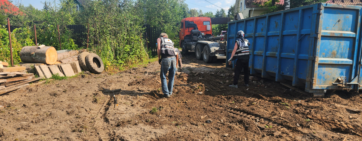 Расчистка участка с вывозом