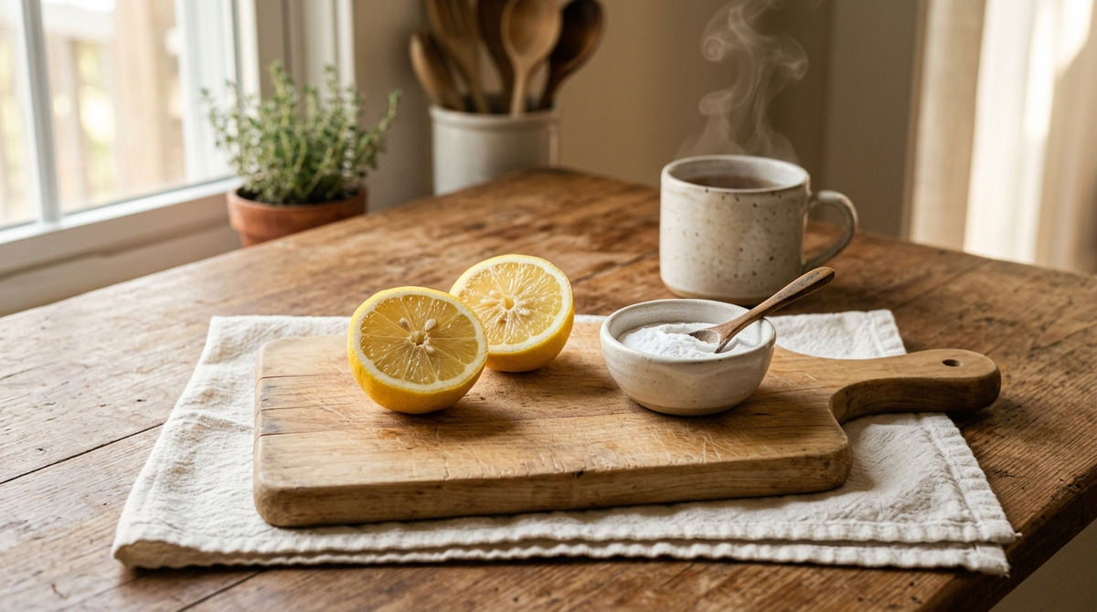 Запах с разделочной доски: как убрать содой и лимоном за минуту