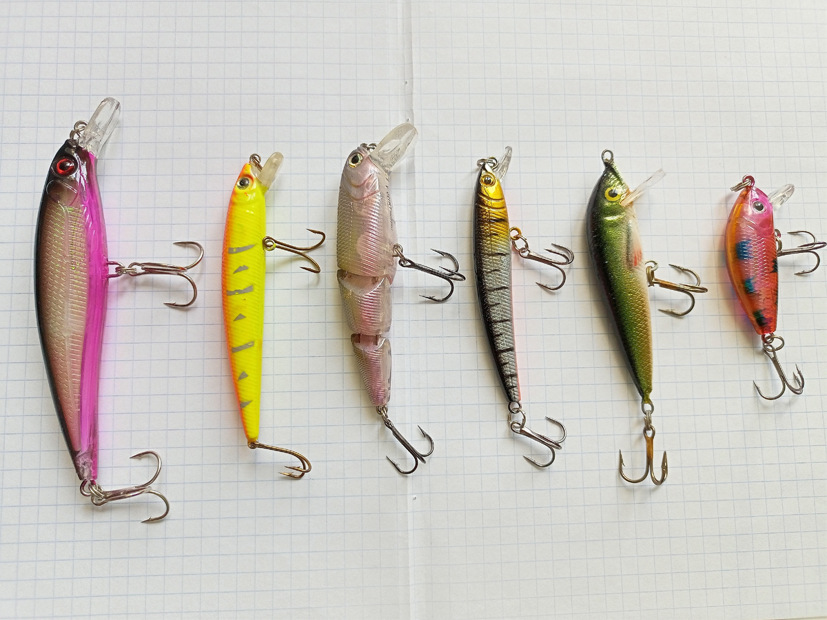 Мои воблеры для весенней щуки. Кто помнит их названия, напишите в комментариях