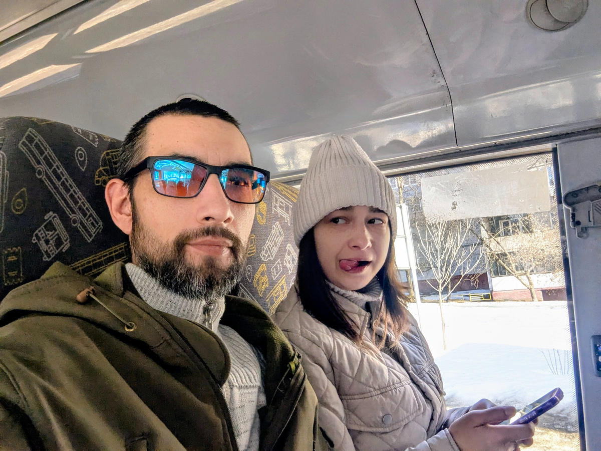 Автор канала и его супруга