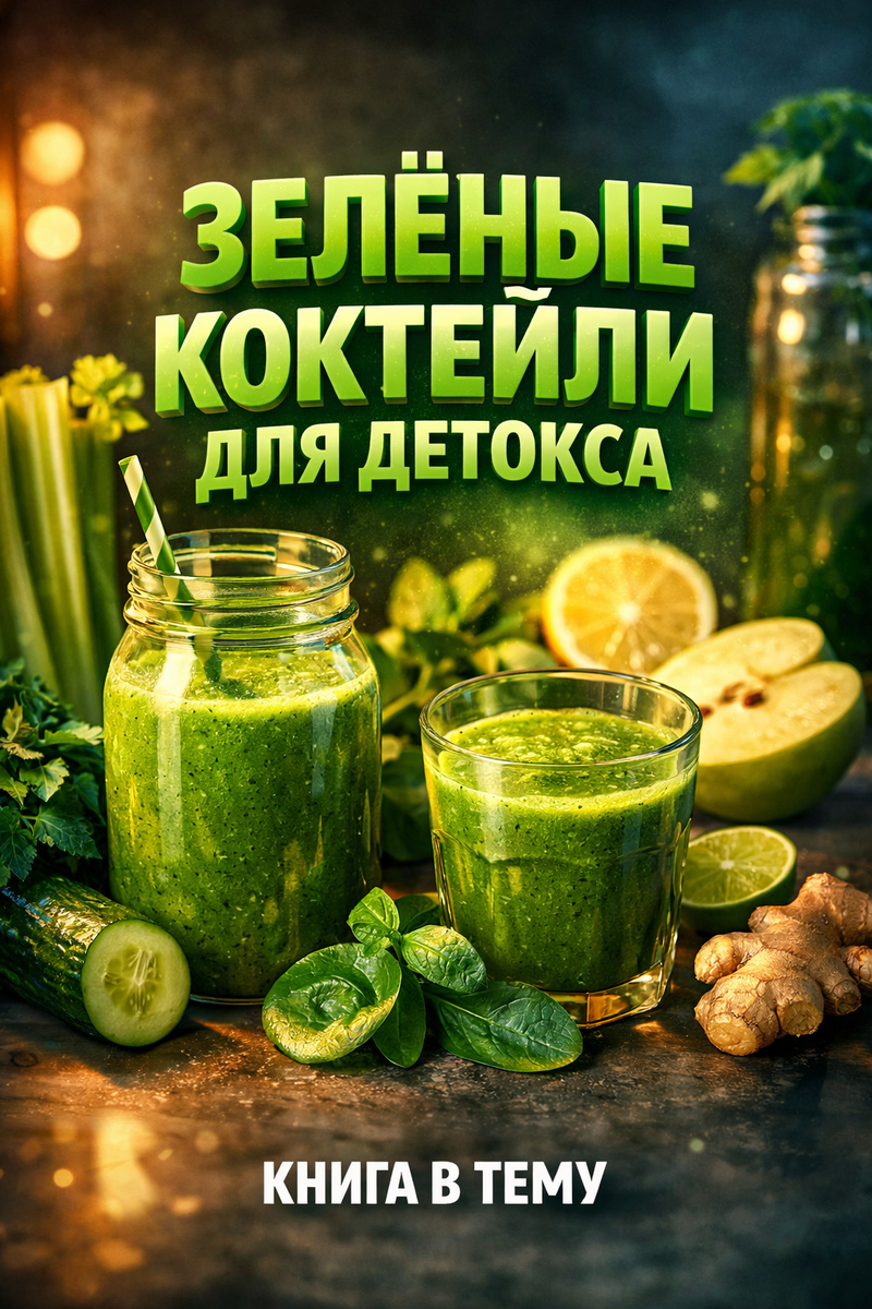 Зеленые коктейли для детокса: как быстро очистить организм без голодания