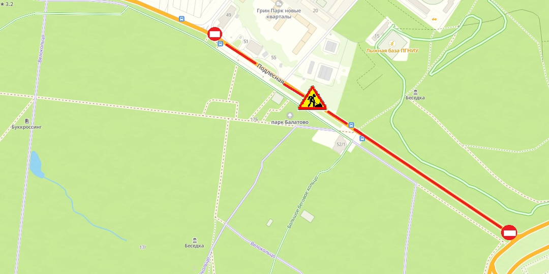 На улице Подлесной в Перми снова полностью перекроют движение