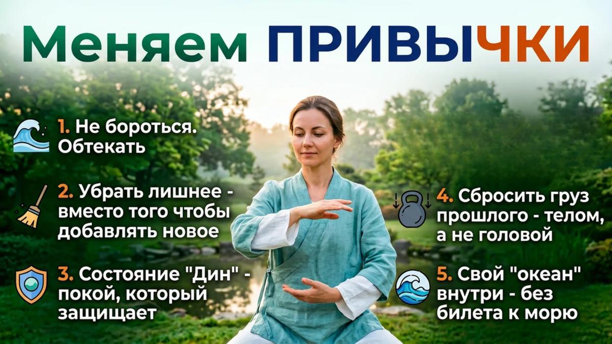 Меняем привычки с помощью Оздоровительного Цигун