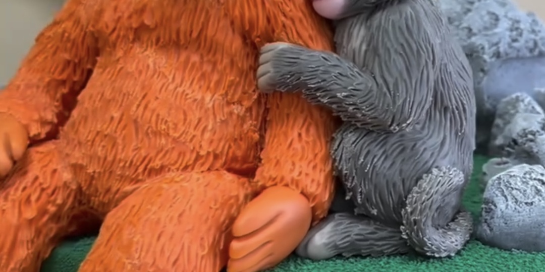 Ренат Агзамов сделал торт с обезьянкой Панчем 🐒❤️