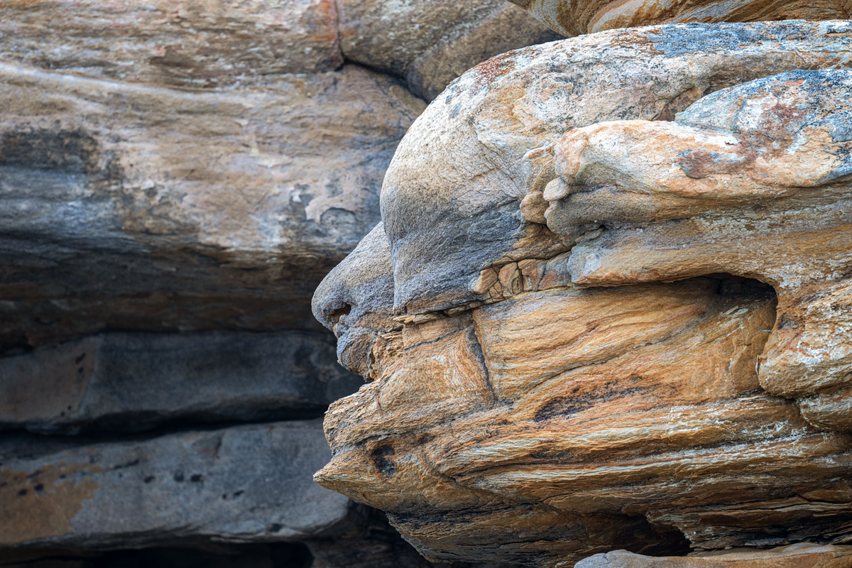 Каменное лицо.