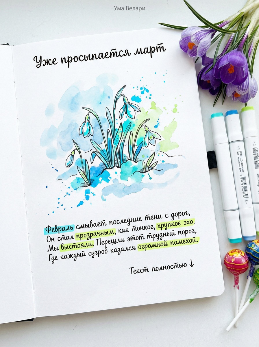 Уже просыпается март