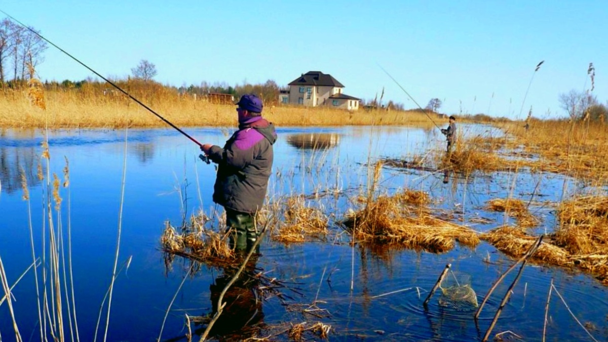 Весенняя рыбалка на поплавок